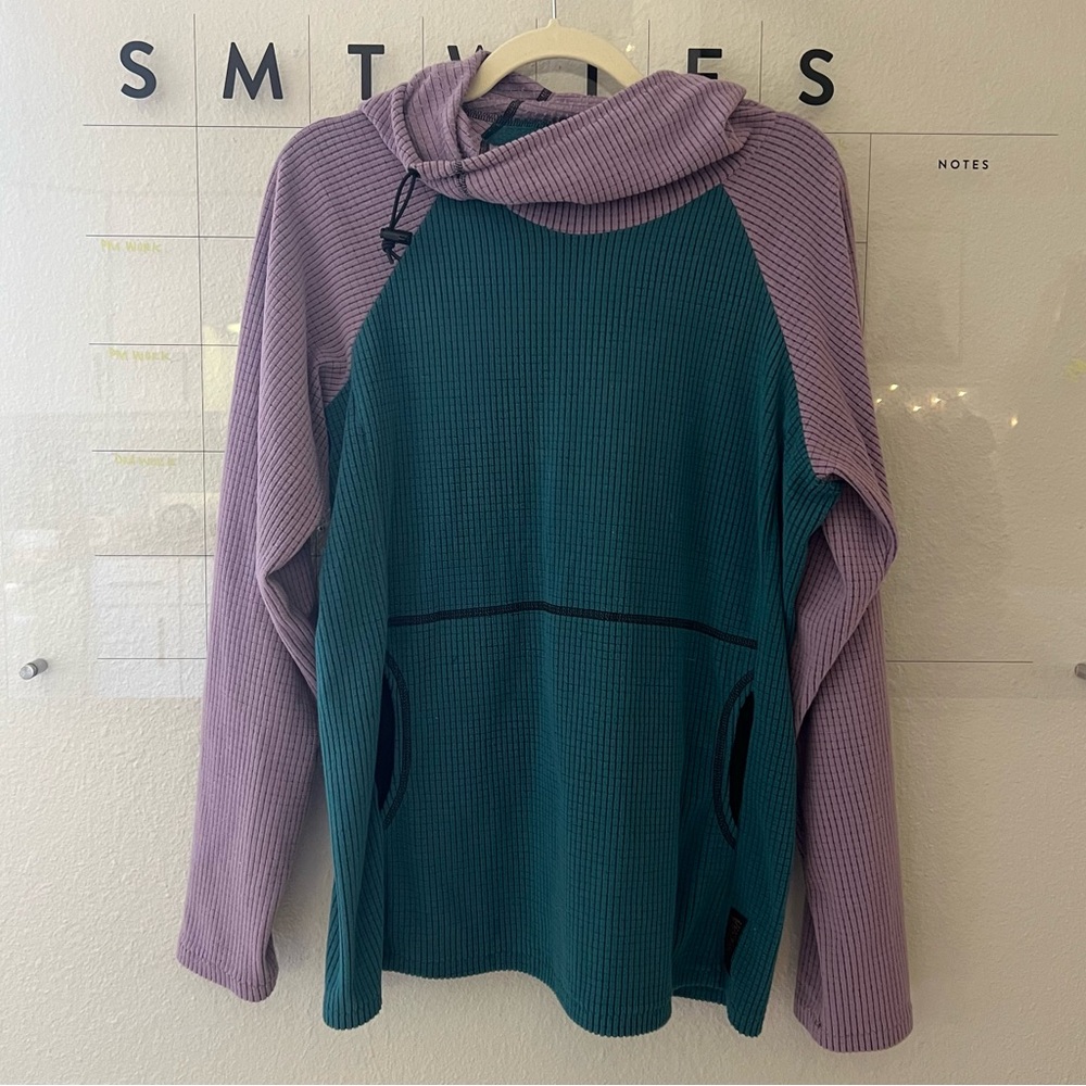 Melanzana Women’s Microgrid Fleece Hoodie L